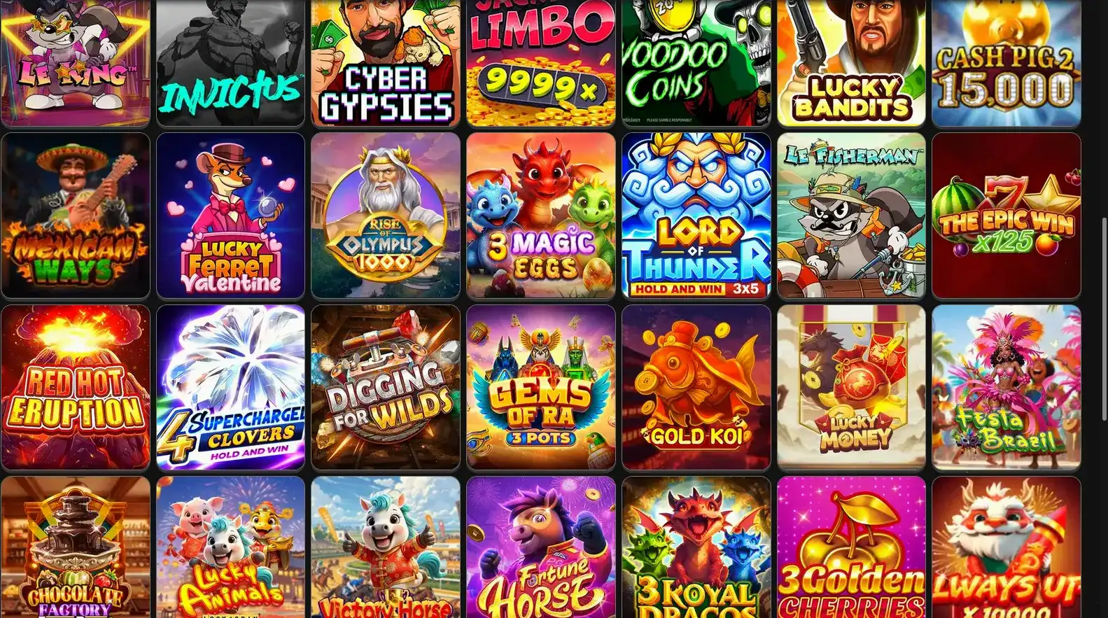 Интерфейс Vulkan Stars casino с бонусным раундом